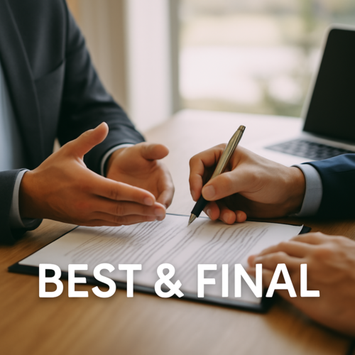 Structured Final Bidding