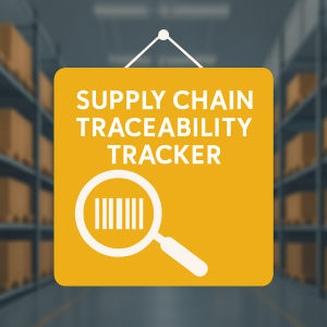 Supply Chain Traceability Tracker Supply Chain Traceability Tracker